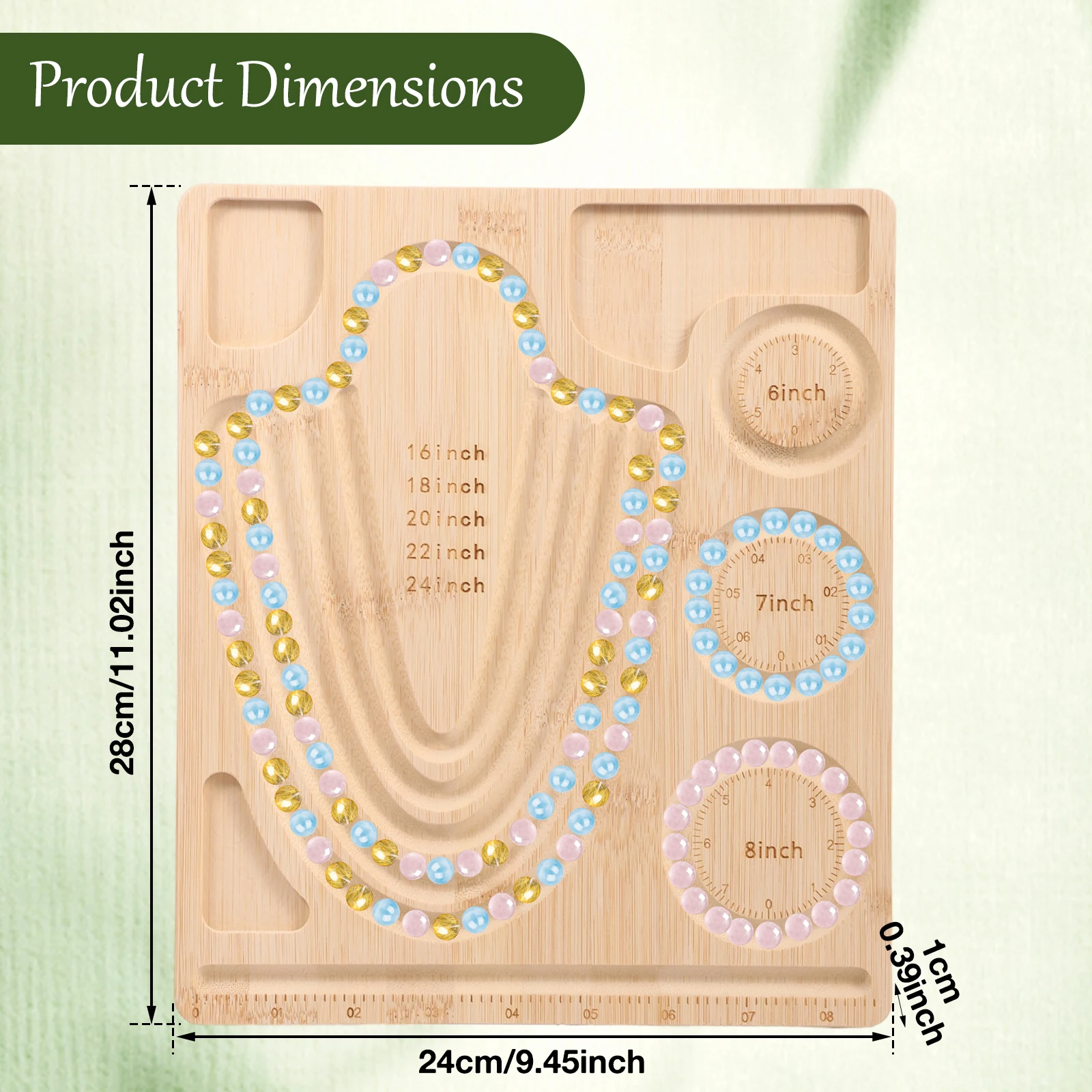 Bamboo Beading Board & Bracelet Tray - Image 10