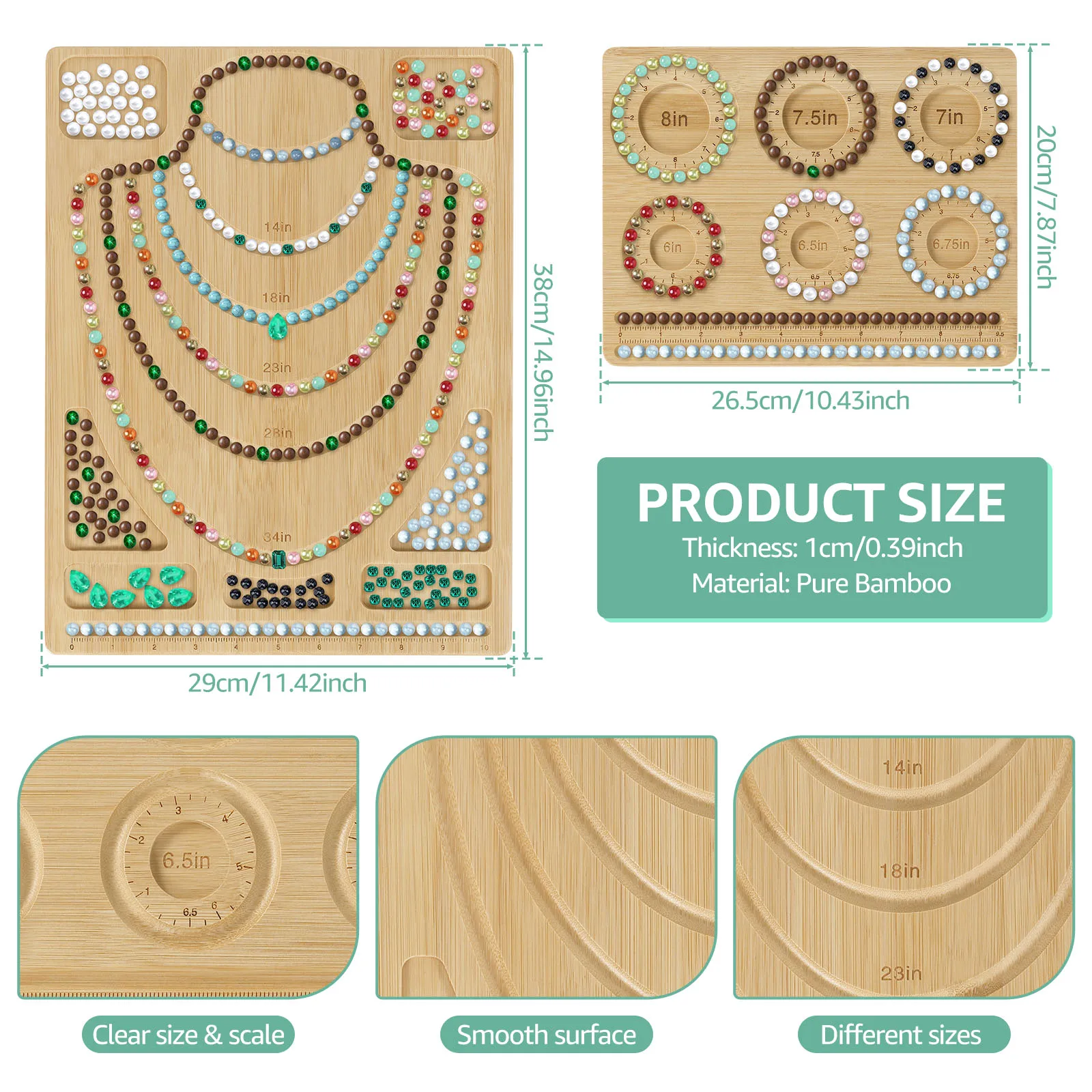 Bamboo Beading Board & Bracelet Tray - Image 7
