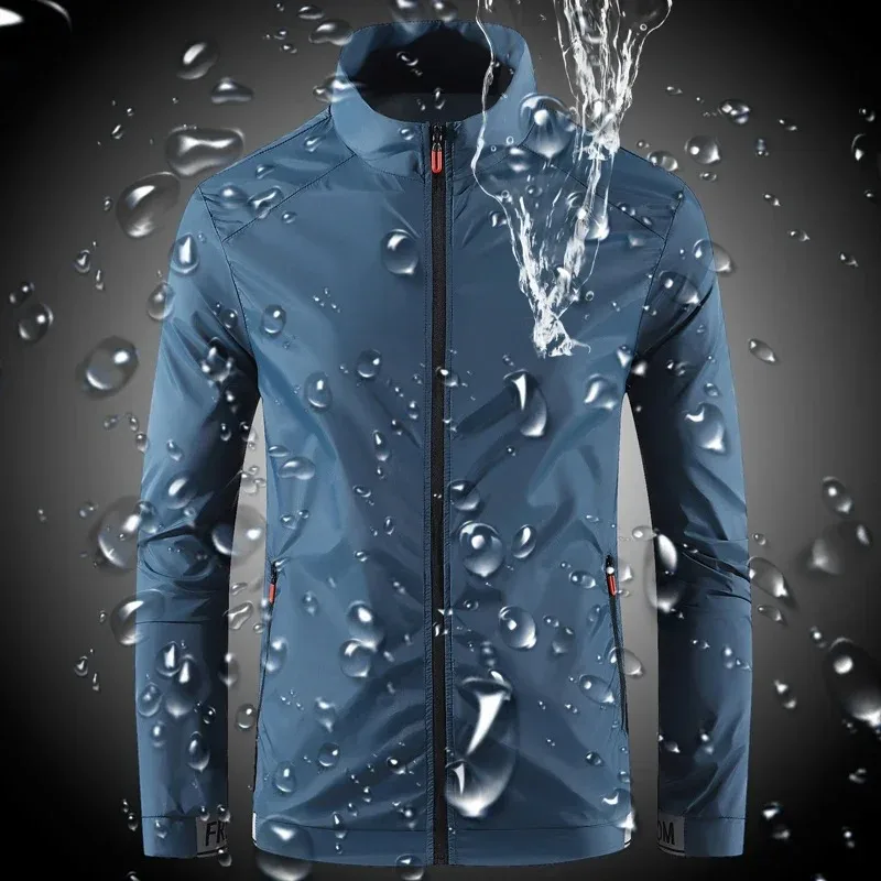 Waterproof Lightweight Hiking Rain Jacket - Image 2