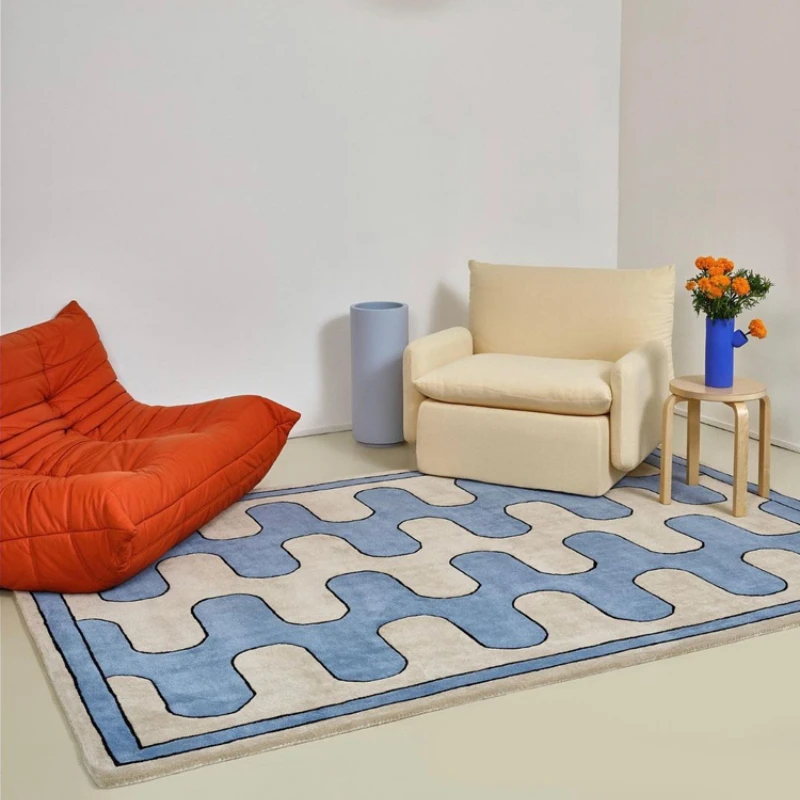 Modern Bedside Area Rug - Image 2