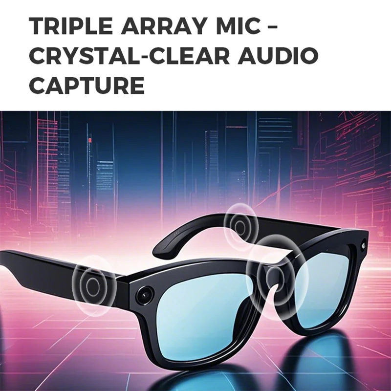 Smart Audio Glasses – Anti-Blue-Light Lenses - Image 2