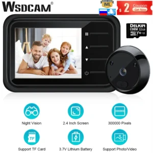 2.4inch Lcd Door Peephole Camera Ir Night Vision Video