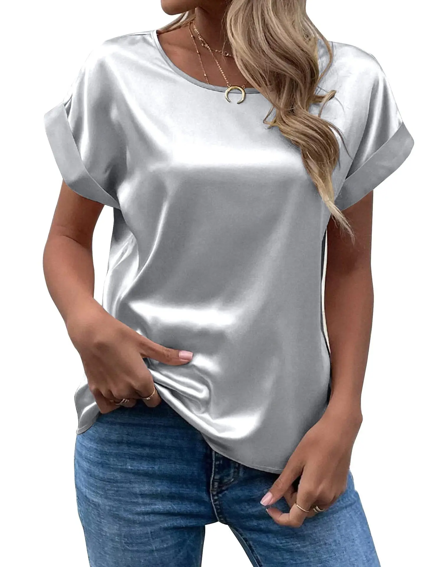 Women's Short Sleeve Summer Top - Image 13
