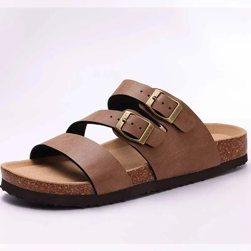 Cork Suede Mule Slippers - Image 18