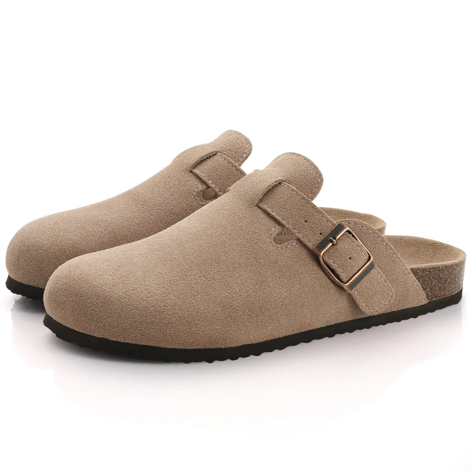 Cork Suede Mule Slippers - Image 2