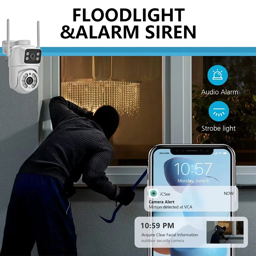 4MP Dual-Lens Outdoor Security Camera - Image 5