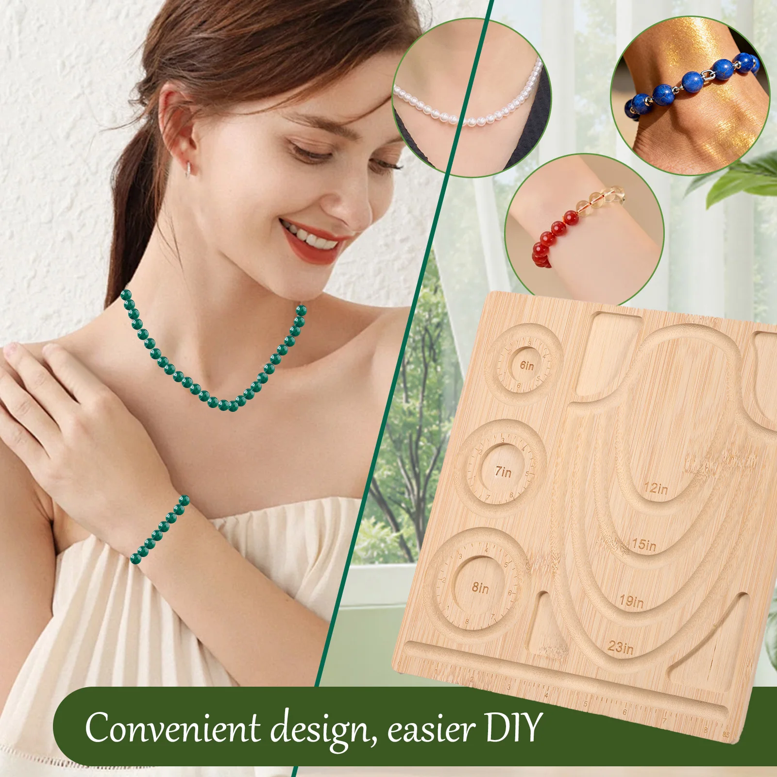 Bamboo Beading Board & Bracelet Tray - Image 5