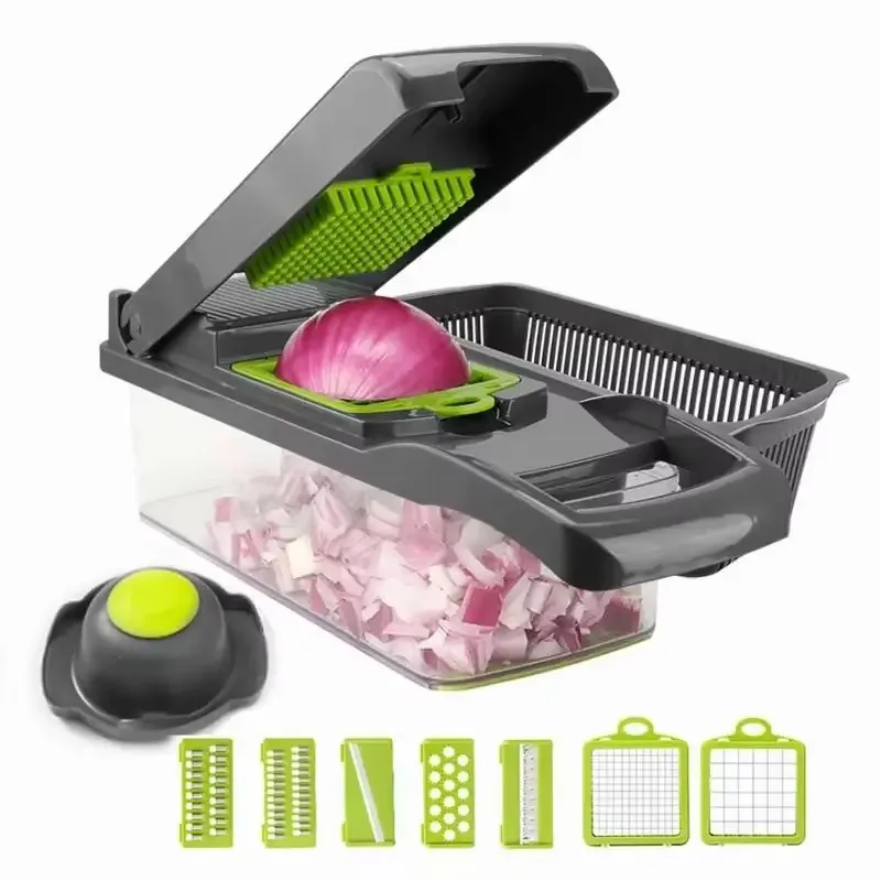 Multifunctional Vegetable Chopper & Grater Set - Image 8