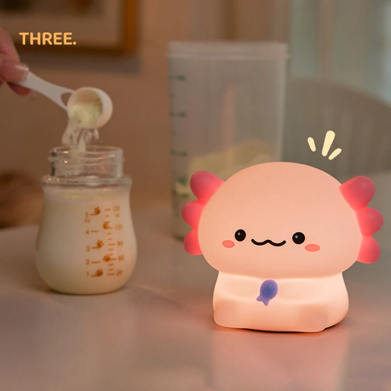 Axolotl Silicone Baby Night Light - Image 5
