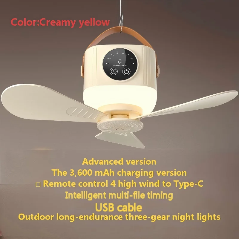 Portable Rechargeable Hanging Fan - Image 9