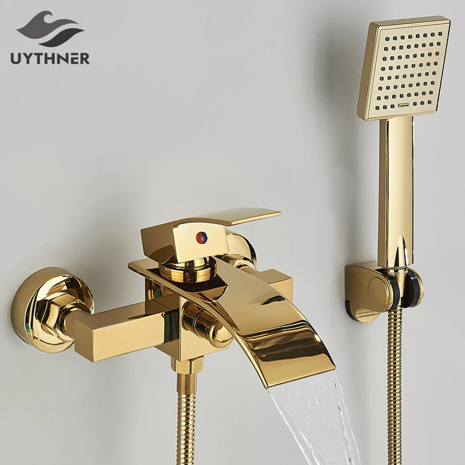 Single-Handle Waterfall Bathtub Faucet - Image 12