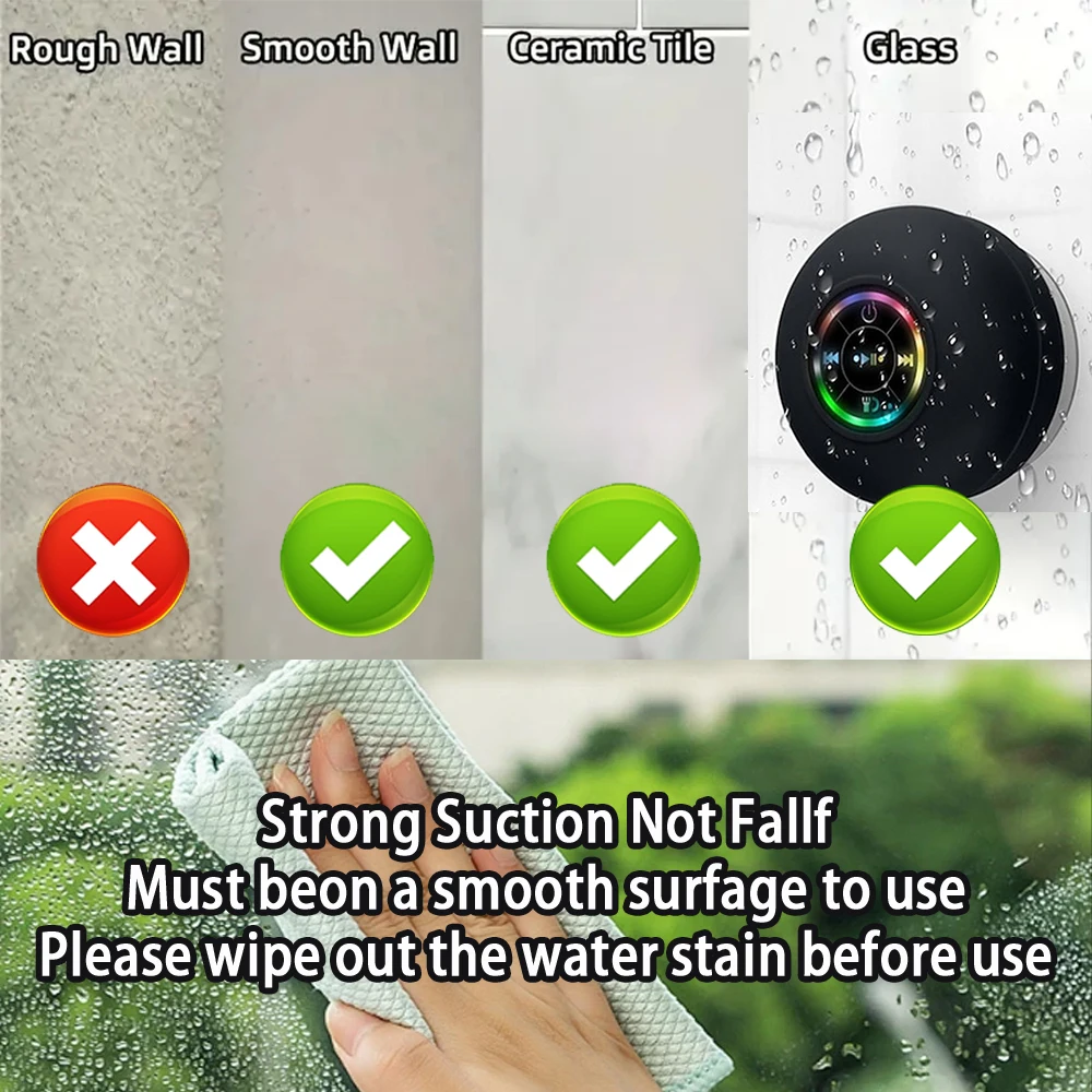 Waterproof Bluetooth Speaker with LED Lights - Image 4