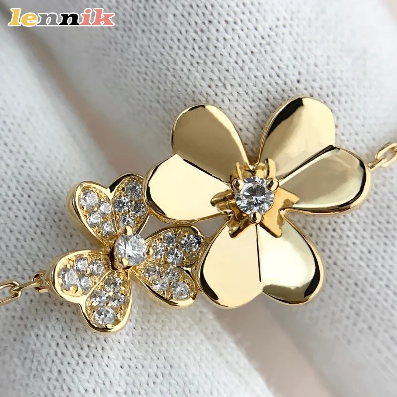 Clover Flower Charm Bracelet - Image 2
