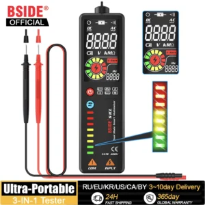 BSIDE Digital Multimeter with Color LCD