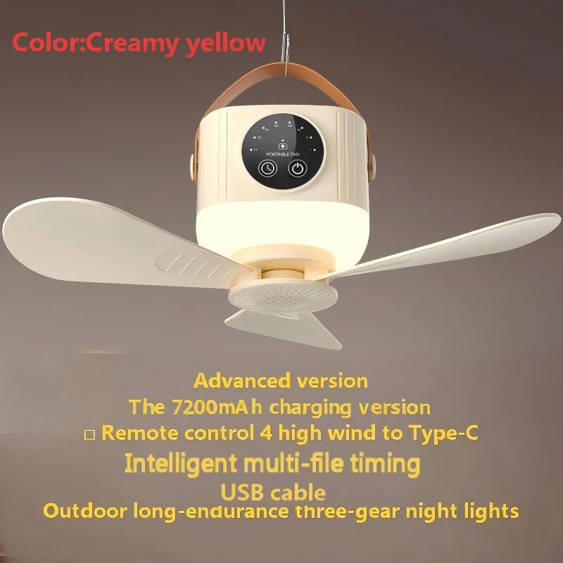 Portable Rechargeable Hanging Fan - Image 10