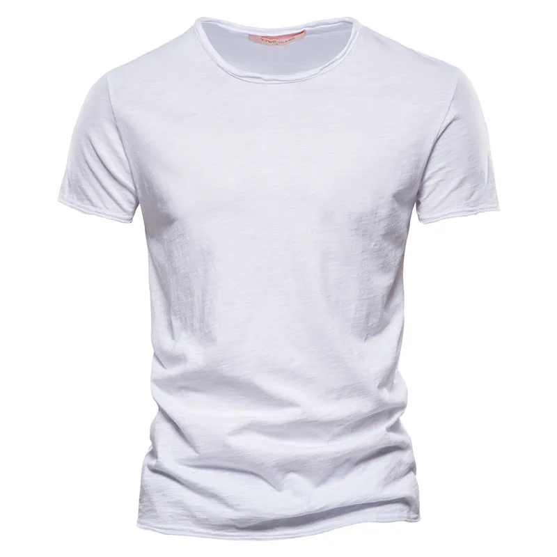 100% Cotton Men T-shirt Casual Soft Fitness Summer Thin - Image 12