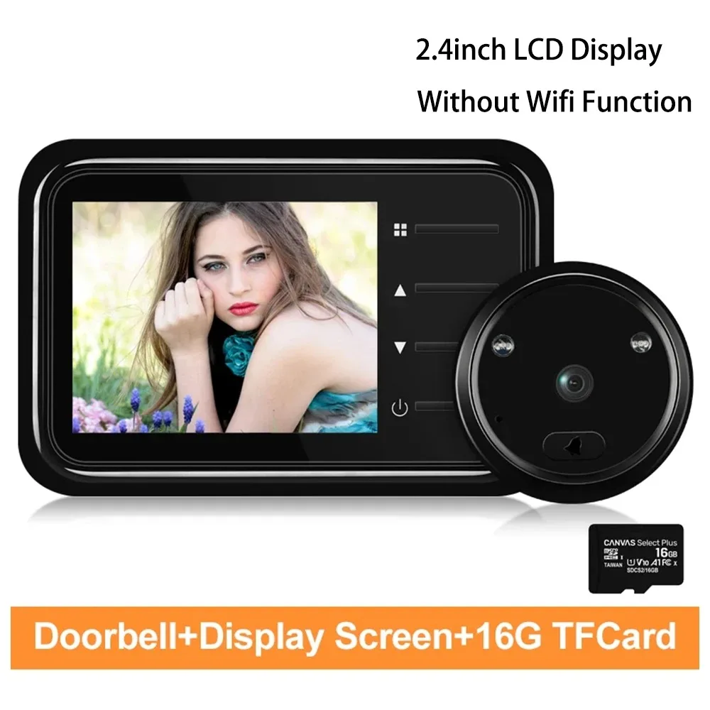 2.4inch Lcd Door Peephole Camera Ir Night Vision Video - Image 9