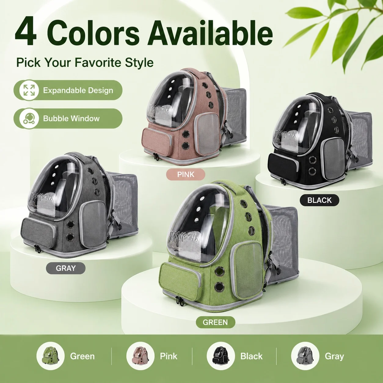 Expandable Pet Backpack Carrier - Image 2