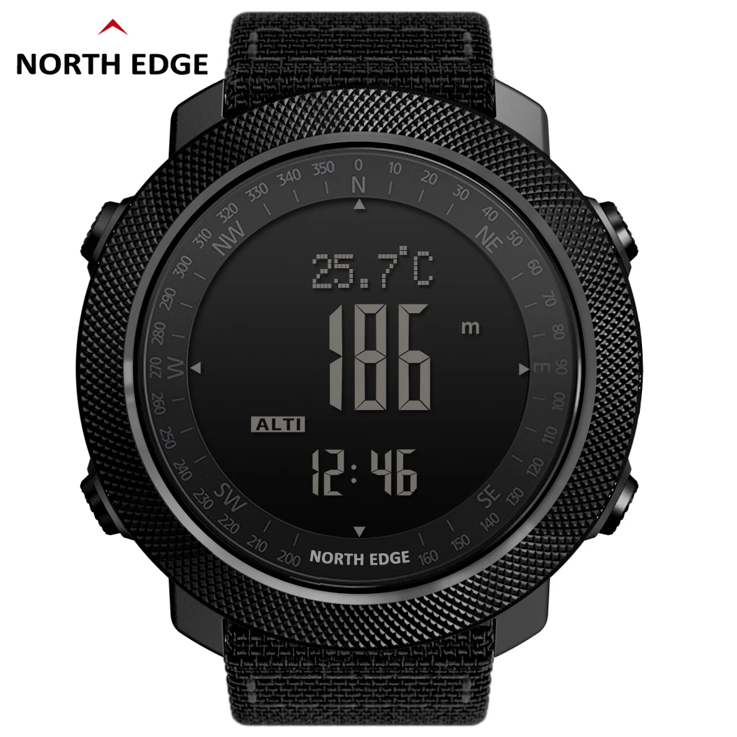 Men's Digital Watch – Nylon Strap Set - Image 2