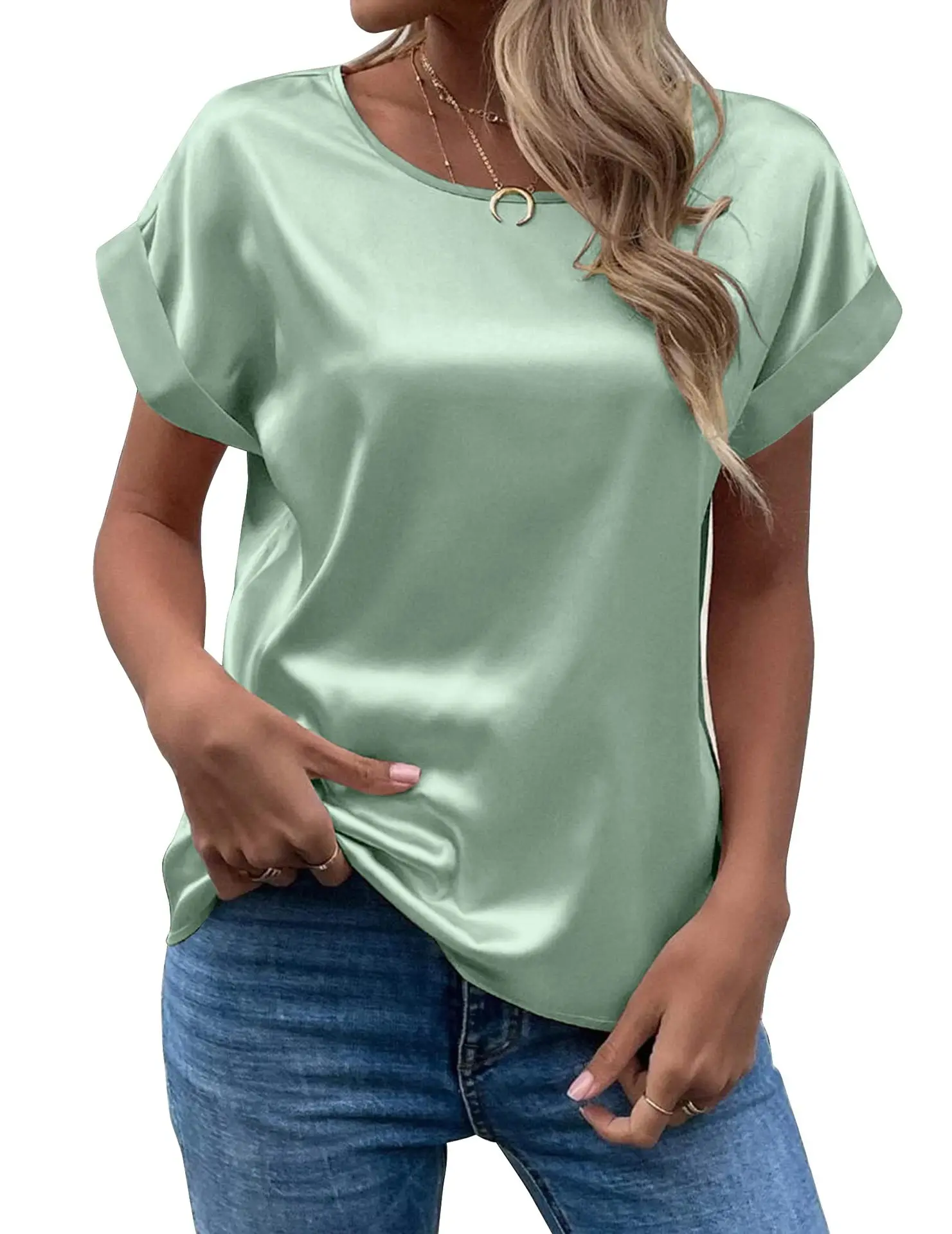 Women's Short Sleeve Summer Top - Image 8