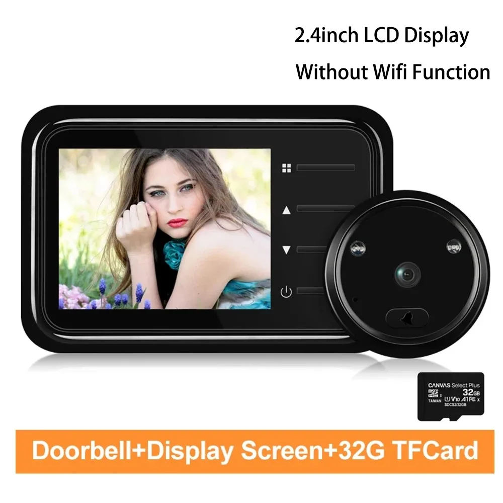 2.4inch Lcd Door Peephole Camera Ir Night Vision Video - Image 7