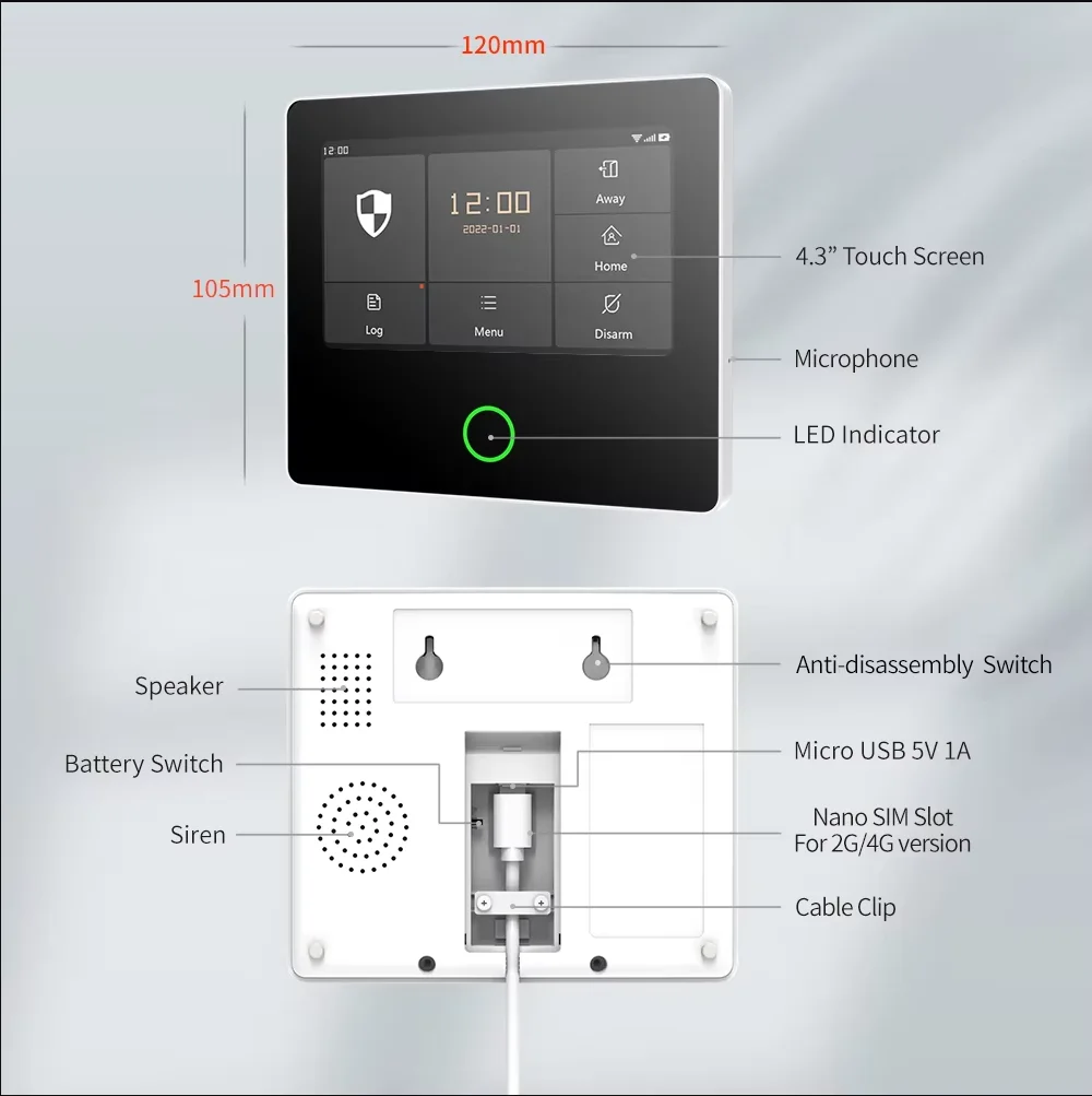 WiFi & 4G Wireless Home Security System - Image 2