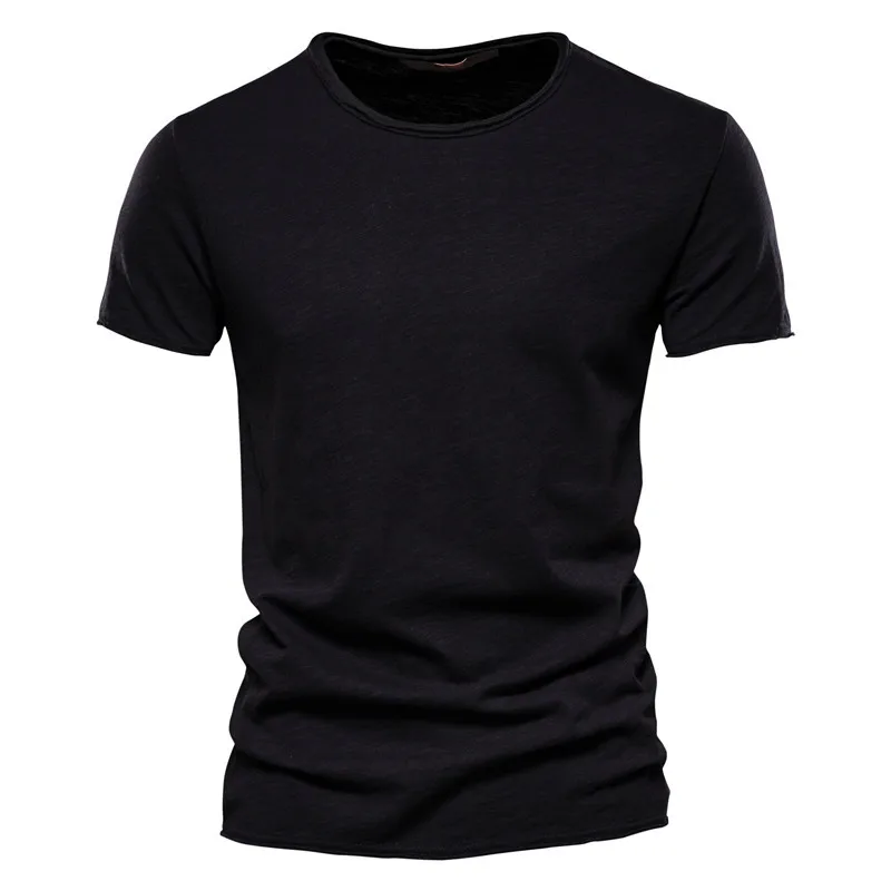 100% Cotton Men T-shirt Casual Soft Fitness Summer Thin - Image 7