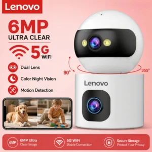 4K Indoor Dual-Lens Surveillance Camera