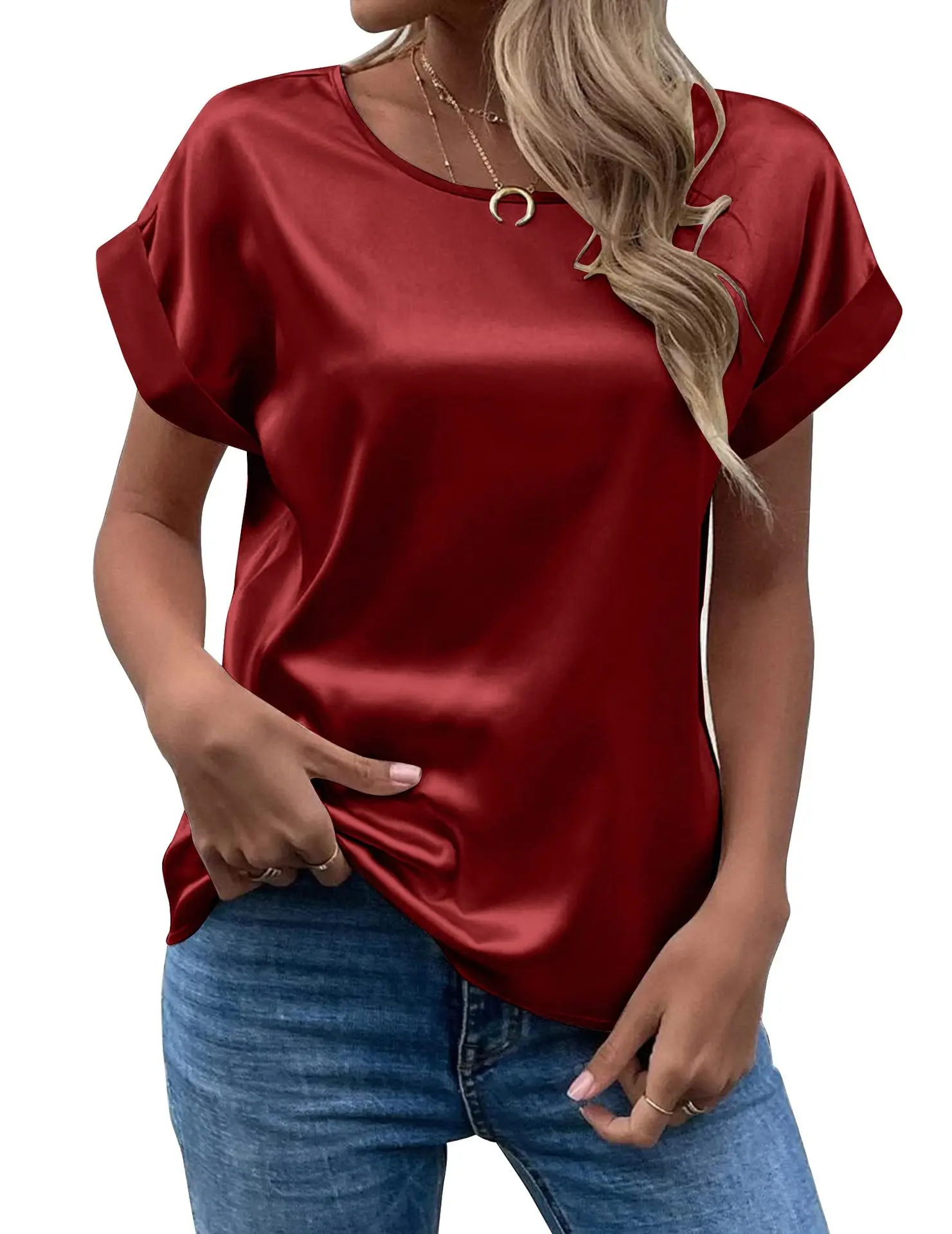Women's Short Sleeve Summer Top - Image 17
