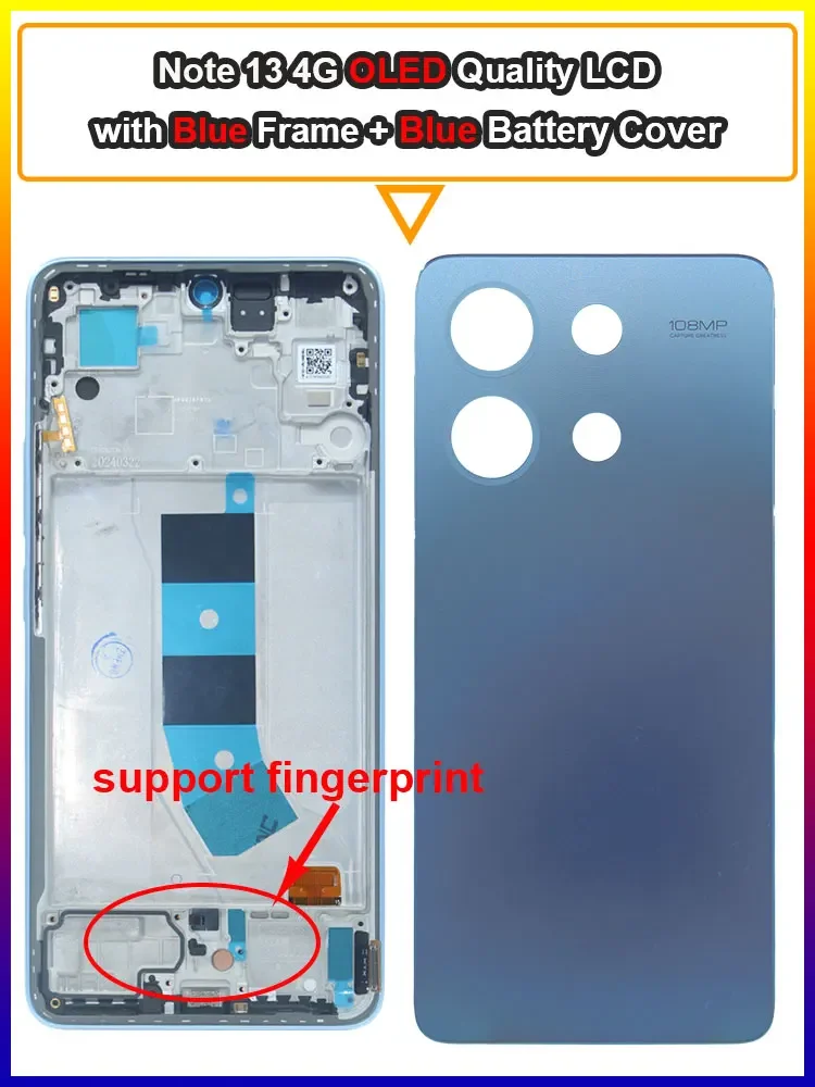 AMOLED Display Assembly – for Redmi Note 13 4G - Image 15