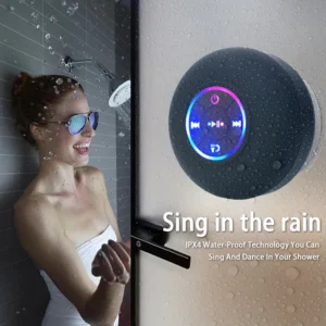 Waterproof Bluetooth Speaker with LED Lights