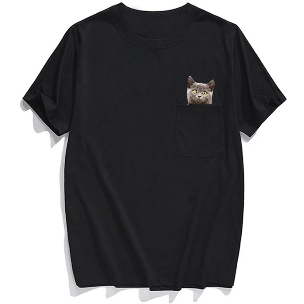 Cat Print Summer T-Shirt - Image 2