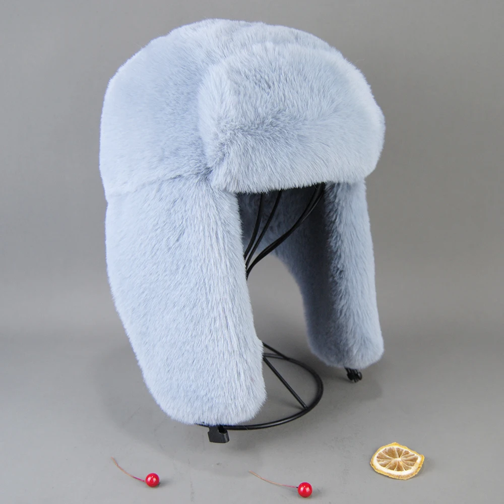 Winter Faux Fur Hat – Warm Ear Protection - Image 11