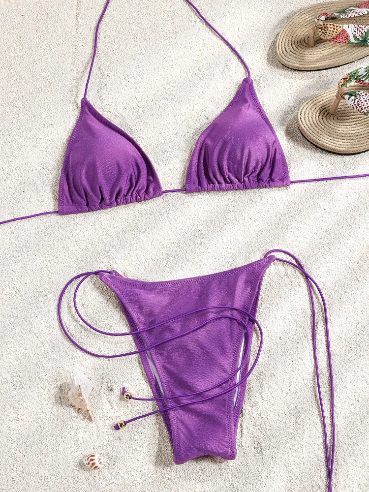 Leopard Triangle Bikini Set - Image 5