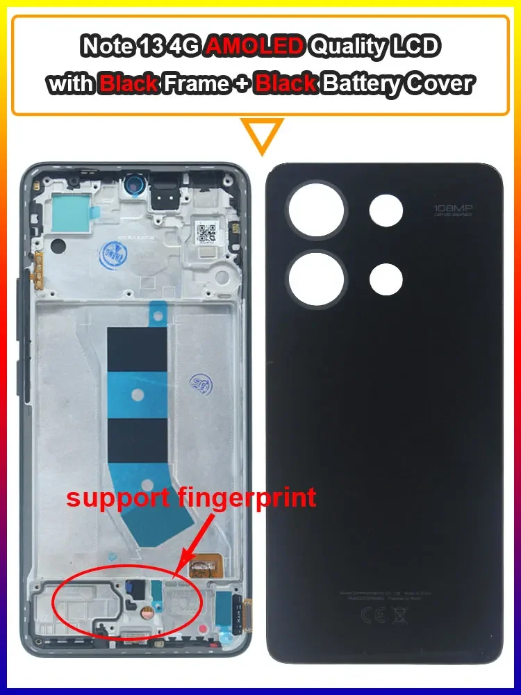 AMOLED Display Assembly – for Redmi Note 13 4G - Image 21