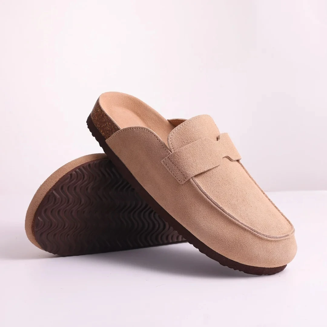 Cork Suede Mule Slippers - Image 10
