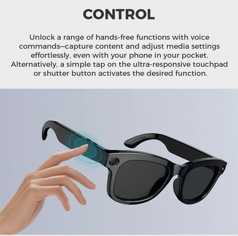 Smart Audio Glasses – Anti-Blue-Light Lenses - Image 6