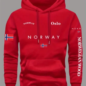 Norway Flag Hoodie
