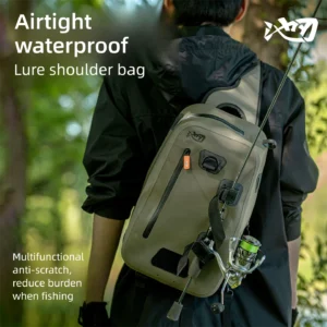 Multi-Pocket Fishing Tackle Shoulder Bag
