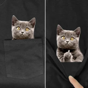 Cat Print Summer T-Shirt