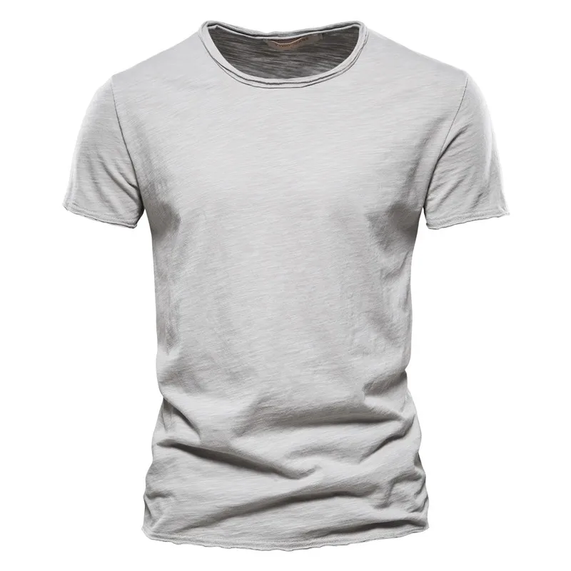 100% Cotton Men T-shirt Casual Soft Fitness Summer Thin - Image 8
