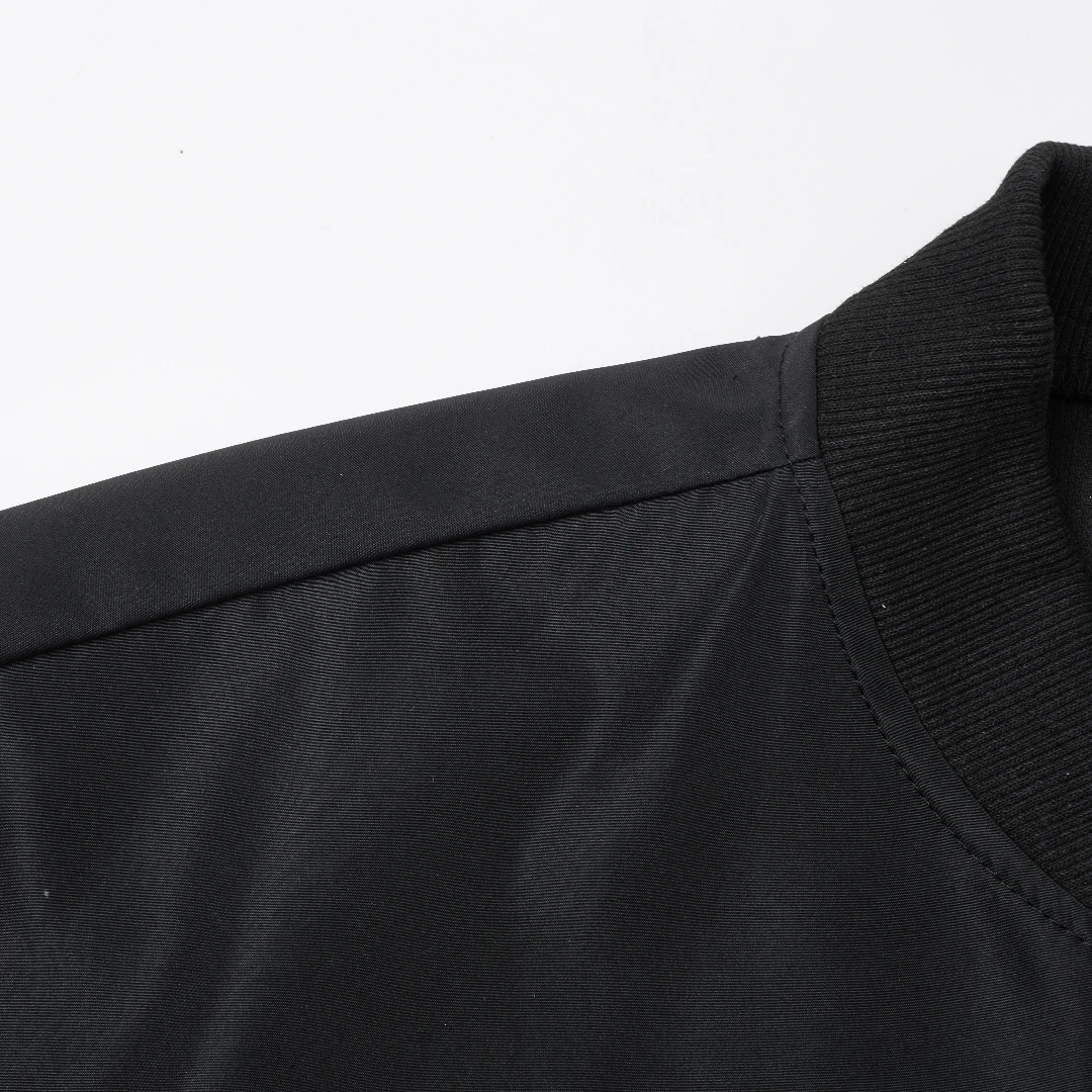 Spring And Autumn New Baseball Collar Short Loose Solid - Image 5