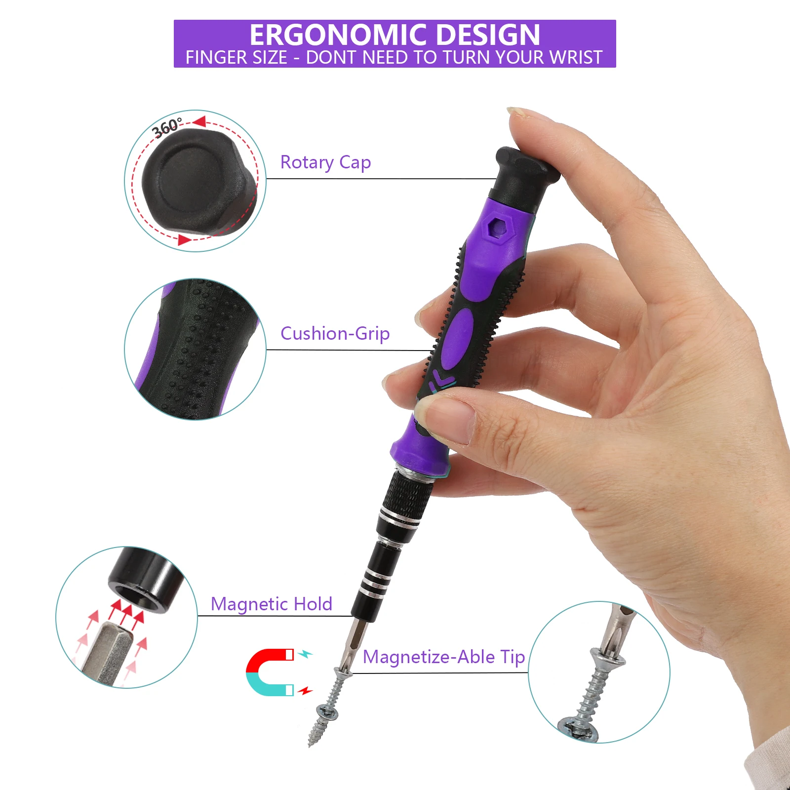 115-in-1 Precision Screwdriver Set - Image 5
