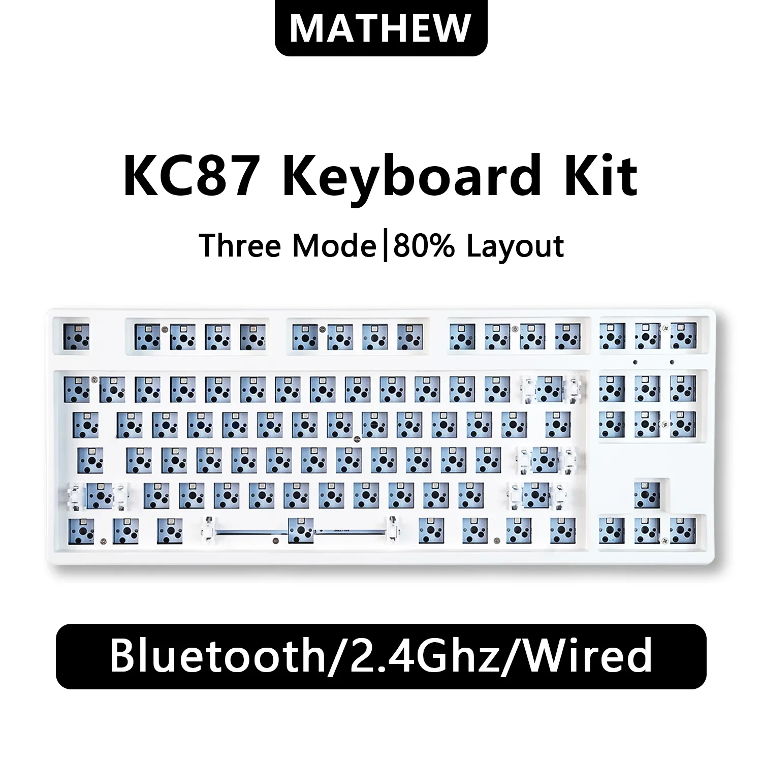 Three-Mode Mechanical Keyboard Barebone – 87/108 Keys - Image 11