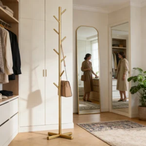Floor-Standing Clothes Rack