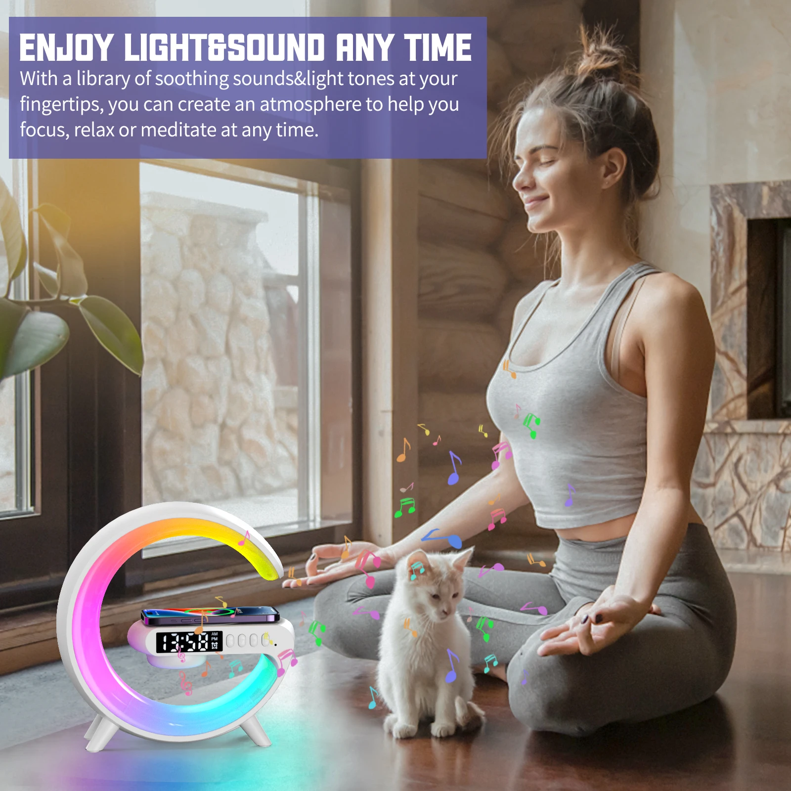 Smart RGB Wake-Up Night Light - Image 4