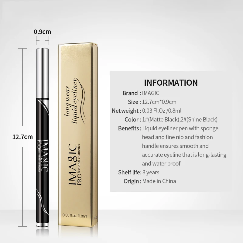 Waterproof Liquid Eyeliner – Long-Lasting Matte - Image 6