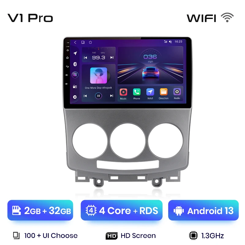 Android 13 Car Radio – 8-Core, Wireless CarPlay - Image 9