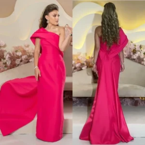 One-Shoulder Formal Ball Gown