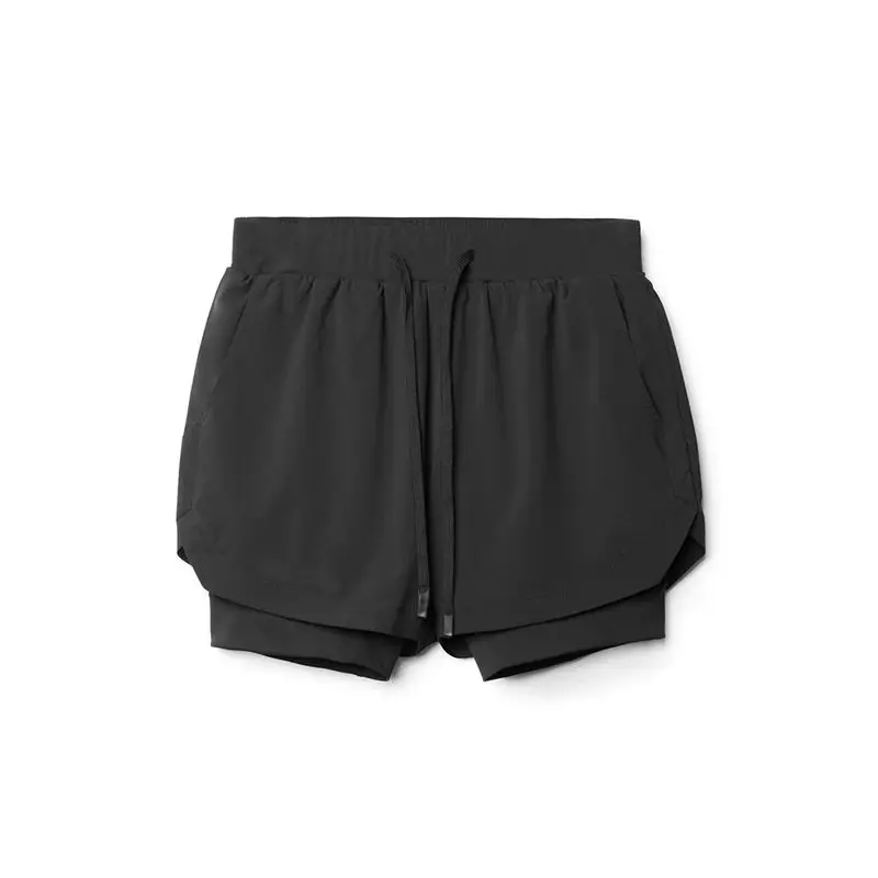 Men S 2 In 1 Running Gym Shorts Breathable - Image 12